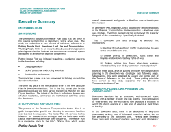 Downtown Transportation Master Plan