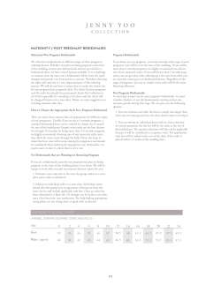 Maternity/Post Pregnant Bridesmaids