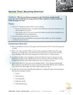Episode Three: Becoming American