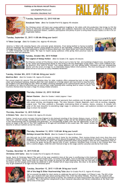 Bring your lunch! - The Historic Artcraft Theatre