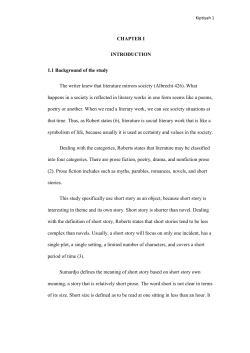 CHAPTER I INTRODUCTION 1.1 Background of the study The writer