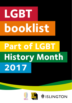 Part of LGBT History Month 2017