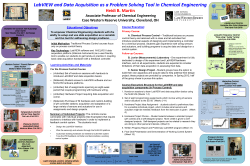 LabVIEW and Data Acquisition as a Problem Solving Tool in