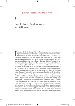 Racial Change, Neighborhoods, and Whiteness