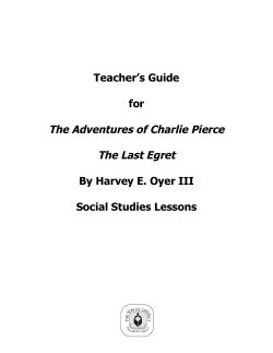 The Adventures of Charlie Pierce The Last Egret