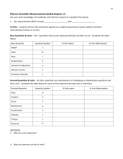 Physics Scientific Measurement Guided Inquiry v2