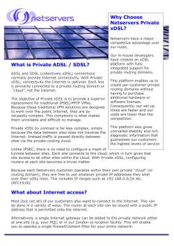 Private xDSL