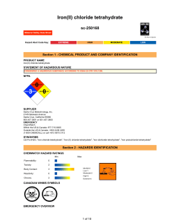 Iron(II) chloride tetrahydrate