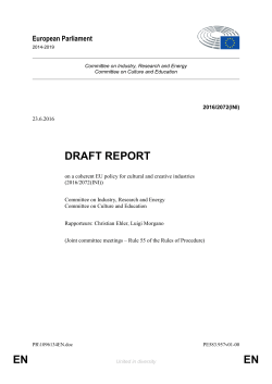 en en draft report - European Parliament