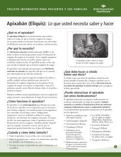Apixab&aacute;n - Intermountain Healthcare