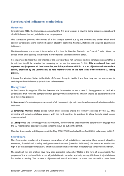 methodology - European Commission
