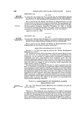 Pub.L. 80&ndash;101 - LEGIS  WORKS