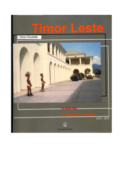 East Timor: The Secret File 1973-1975