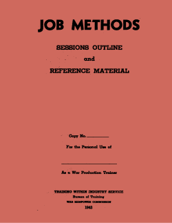 111-Job Methods