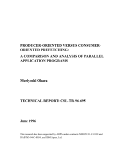 PRODUCER-ORIENTED VERSUS CONSUMER