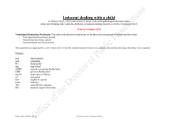Indecent dealing with a child