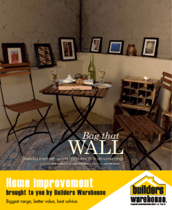 Bag that wall