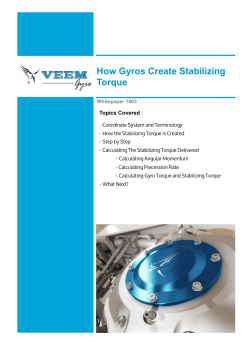 How Gyros Create Stabilizing Torque