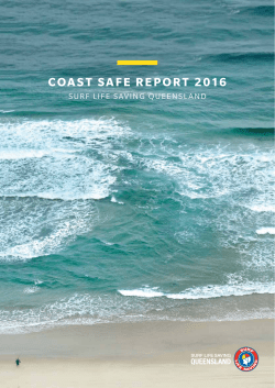 coast safe report 2016 - Surf Life Saving Queensland