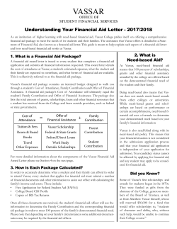 Understanding your Financial Aid Letter