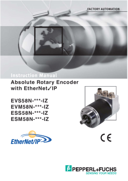 Absolute Rotary Encoder with EtherNet