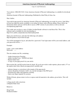 American Journal of Physical Anthropology