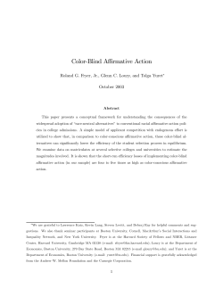 Color-Blind Affirmative Action