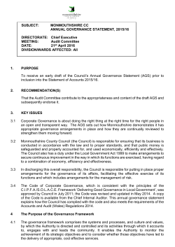Draft Annual Governance Statement 2015/16 PDF 699 KB