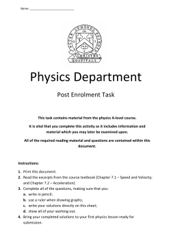 Physics Department - Peter Symonds College