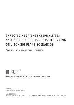 Expected negative externalities and public budgets costs depending