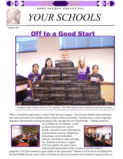 November 2010 - Port Neches Groves ISD