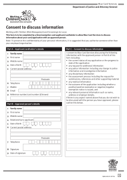 Authority to liaise with an authorised person