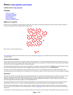 Binary - SparkFun Learn