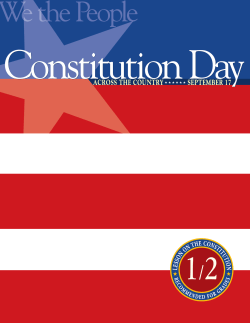 About Constitution Day - Center for Civic Education