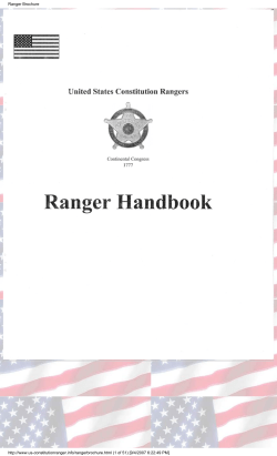 Ranger Brochure - PatriotResistance.com
