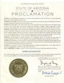 American Eagle Day - Arizona Game and Fish