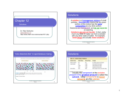 Chapter 12: Solutions