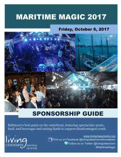 maritime magic 2017 - Living Classrooms Foundation