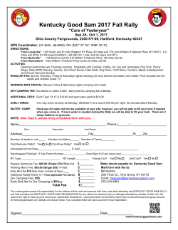 Kentucky Good Sam 2017 Fall Rally
