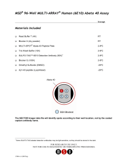 Human Abeta40 6E10 direct detec