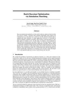 Batch Bayesian Optimization via Simulation Matching