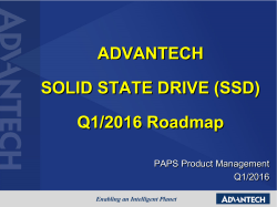 (SSD) Q1/2016 Roadmap