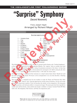 “Surprise” Symphony