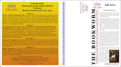 Fall 2014 - Chemung County Library District