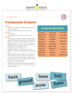 Compound Conjure - NJ Teachers Magazine
