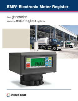 EMR3 Next Generation Electronic Meter Register - Veeder-Root