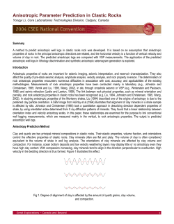 Anisotropic Parameter Prediction in Clastic Rocks