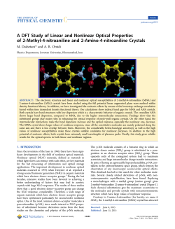 A DFT Study of Linear and Nonlinear Optical Properties of 2