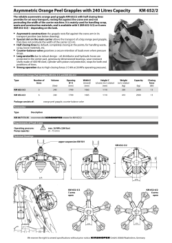 Asymmetric Orange Peel Grapples with 240 Litres Capacity KM 652/2