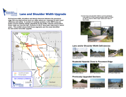 Lane and shoulder width upgrade - Butler County Engineer`s Office